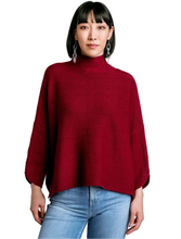 Boho Sweater, Plum Berry