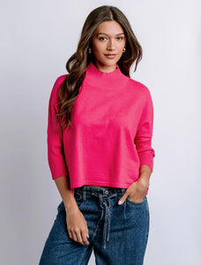 Aja Ortho Sweater, Fuchsia