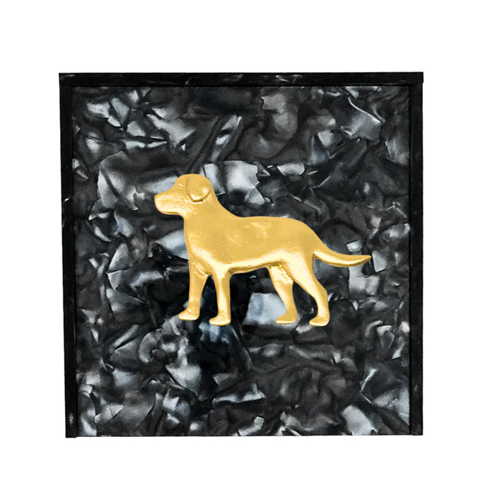 Labrador Cocktail Napkin Box
