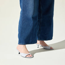 Opal Kitten Heel, Sky Leather