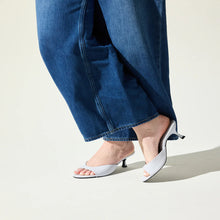 Opal Kitten Heel, Sky Leather