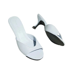 Opal Kitten Heel, Sky Leather