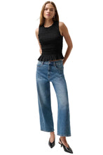 Kyra Ankle High Rise Bowed Ankle Jean, Soho