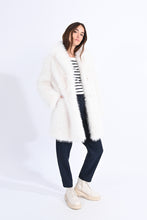 Off White Fuzzy Coat