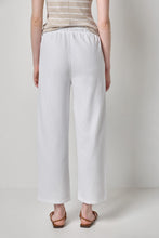 Textured Terry Pant, White