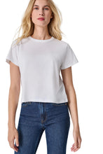 Organic Boxy Tee, White