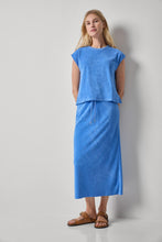 Terry Boxy Sleeveless Top, Ultramarine