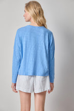 Elbow Long Sleeve Beach Tee, Capri