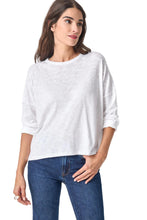 Elbow Long Sleeve Beach Tee, White