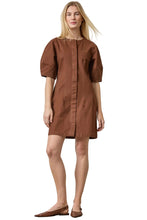 Washed Twill Full Sleeve Shirt Dress