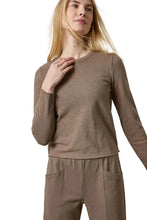 Vintage Bias Tee, Shiitake