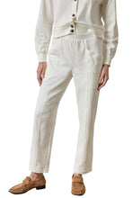 Front Seamed Pocket Pant, Chalk