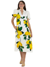 Hampton Dress, Limone Linen