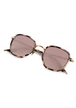 PEYTON | 18K Matte Black Fade Titanium + Matte Sunday Tortoise Mirrored