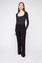 Black Easy Pull on Pant