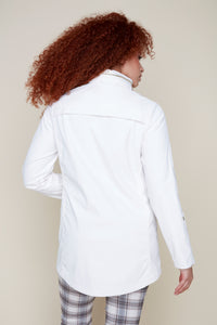 Winter White Rain Coat