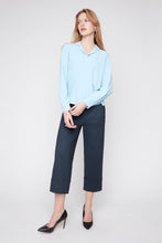 Mist V-Neck Collard Blouse