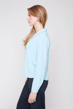 Mist V-Neck Collard Blouse
