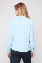 Mist V-Neck Collard Blouse