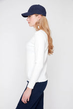 Mock Neck Creme Knit Top