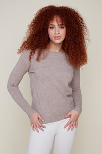 Heather Tan Knit Sweater