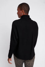 Cowl Neck Knit Top, Black