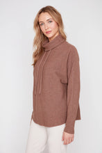 Cowl Neck Knit Top, Tiramisu