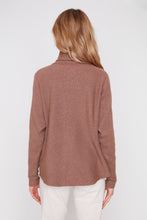Cowl Neck Knit Top, Tiramisu