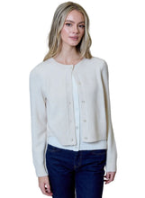 Long Sleeve Twofer Sweater, Canvas
