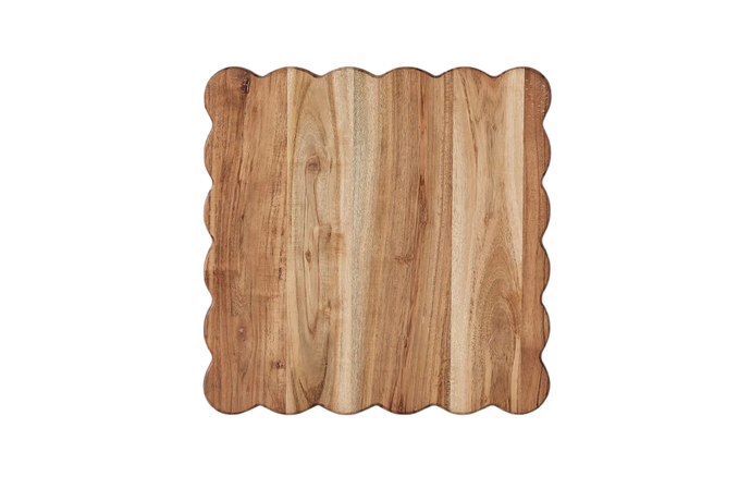 Medium Square Scalloped Cutting Board
