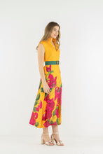 Roma Dress, Bougainvillea Washed Poly