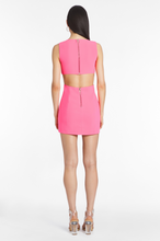 Puzzle Cutout Dress, Hibiscus