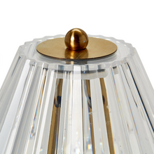 Acrylic Shade Cordless Table Lamp