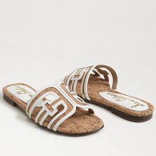 Bay Multicolor Slide Sandal, Natural Beige Cork