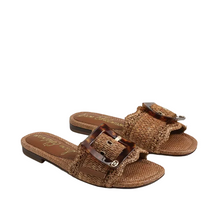 Bambi Slide Sandal, Cuoio
