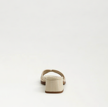 Farrin Block Heel Slide Sandal, Linen