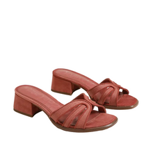 Farrin Block Heel Slide Sandal, Indie Pink