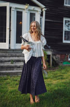 Lennox Skirt, Midnight Plains