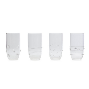 Verre Water Glasses [Assorted Set of 4]