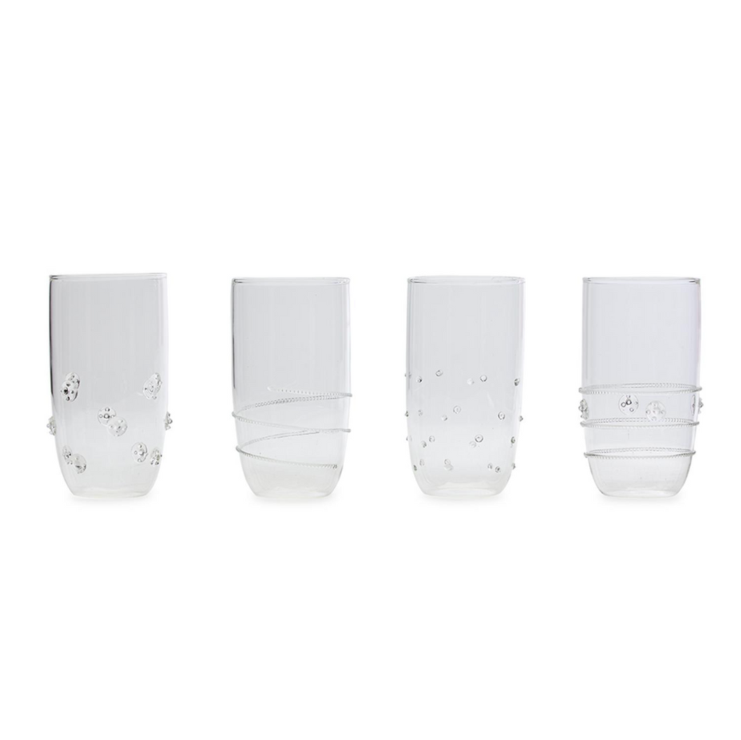 Verre Water Glasses [Assorted Set of 4]