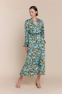 Cassandra Maxi Dress, Acqua Taupe