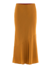 Bias Midi Skirt, Pecan