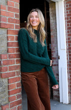 Gracie Cashmere Basketweave Sweater, Ponderosa Pine