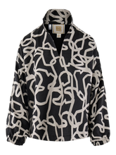 Long Sleeve Poppy Top, Boot Novelty Jacquard