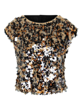 Hatti Tank, Tortoise Shell Sequin