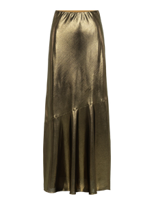 Bias Skirt, Liquid Gold