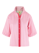 Bonny Top, Pink Carnation Stripe