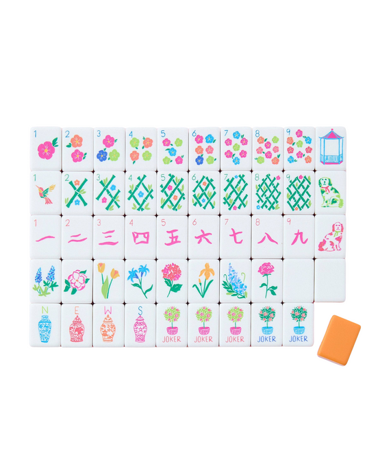 Sunset Mahjong Tiles