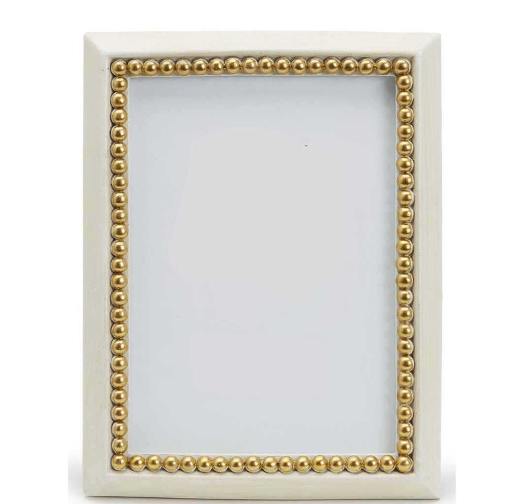 5x7 Gold Beaded Frame