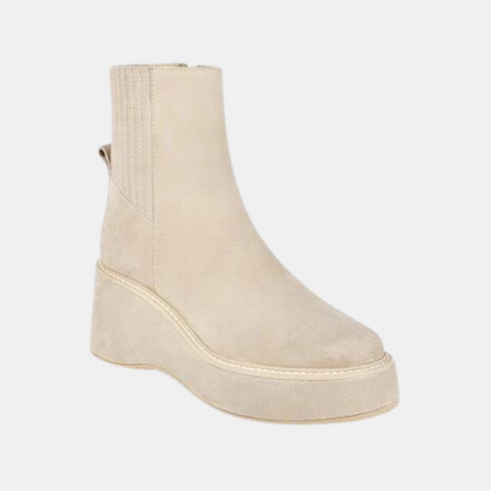 Hilde Boots, Taupe Suede